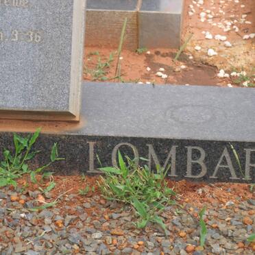 LOMBARD Hendrik Johannes 1945-1975 &amp; Cicilia SMIT 1949-