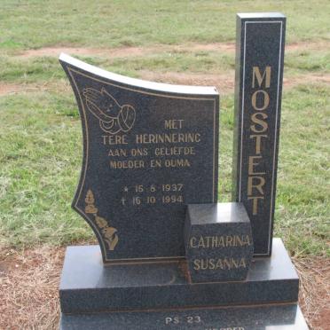 MOSTERT Catharina Susanna 1937-1994