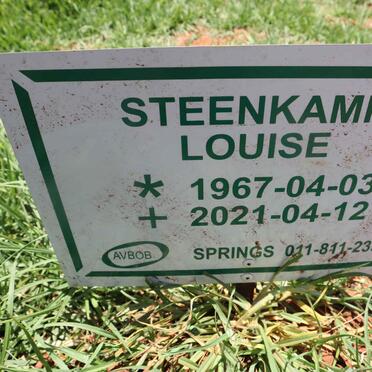 STEENKAMP Louise 1967-2021
