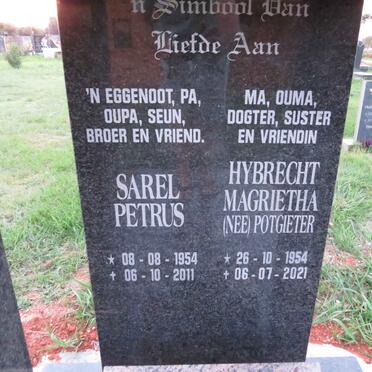 TOIT Sarel Petrus, du 1954-2011 & Hybrecht Magrietha POTGIETER 1954-2021_2