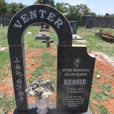 VENTER Bessie 1935-2015