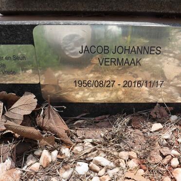 VERMAAK Jacob Johannes 1956-2016