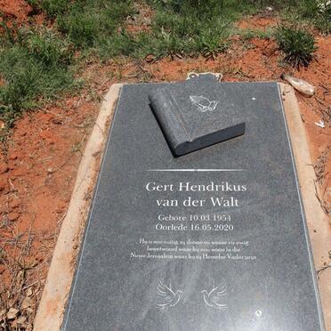 WALT Gert Hendrikus, van der 1954-2020