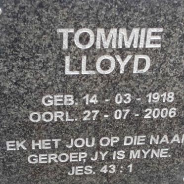 LLOYD Tommie 1918-2006