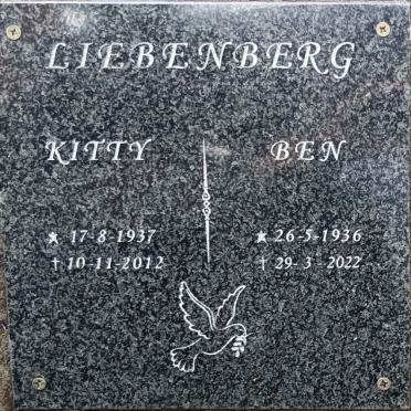 LIEBENBERG Ben 1936-2022 & Kitty 1937-2012