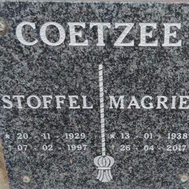 COETZEE Stoffel 1929-1997 & Magriet 1938-2017