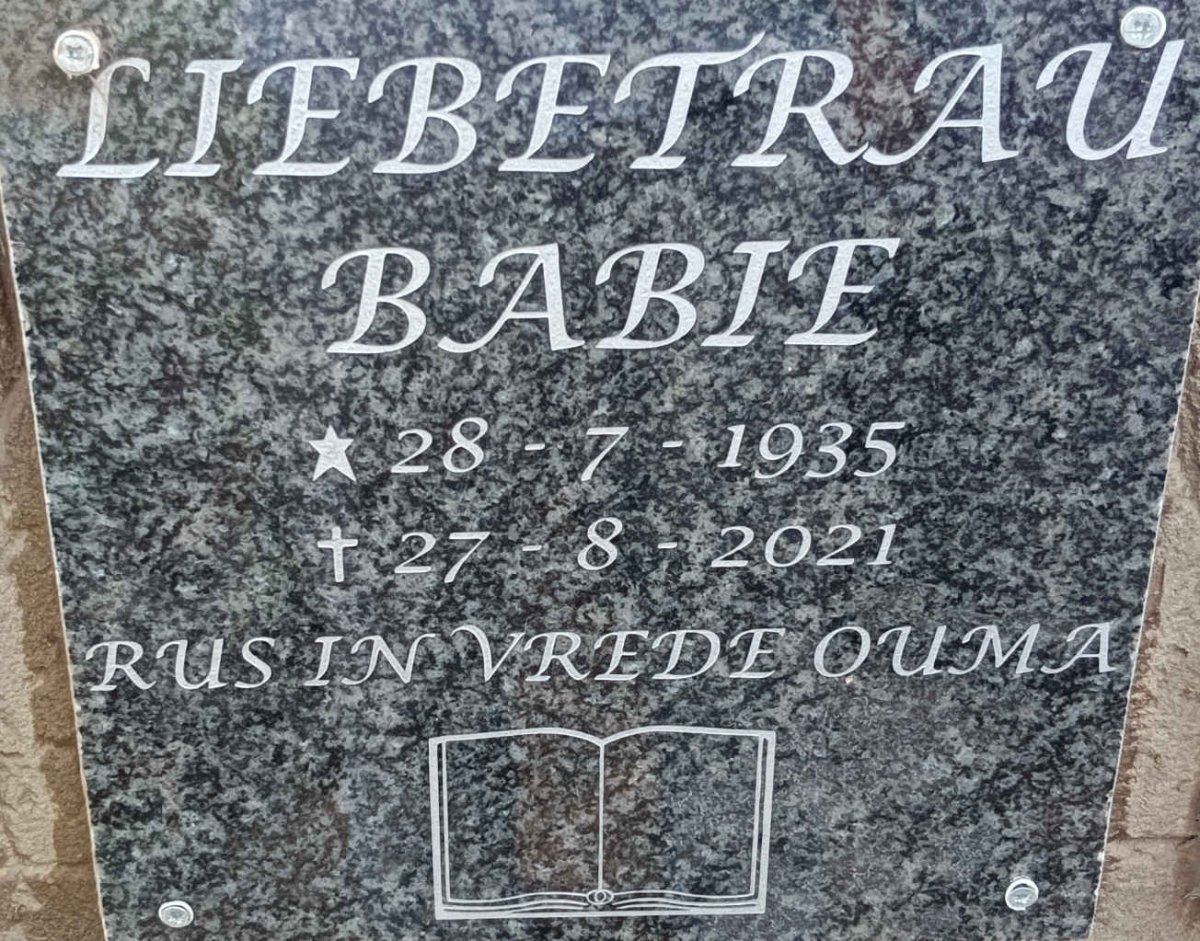 LIEBETRAU Babie 1935-2021