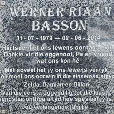BASSON Werner Riaan 1979-2014