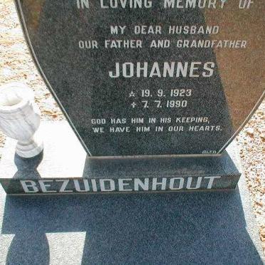 BEZUIDENHOUT Johannes 1923-1990