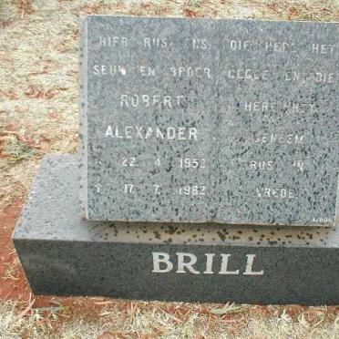 BRILL Robert Alexander 1952-1982