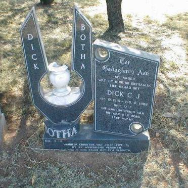 BOTHA Dick C.J. 1916-1986