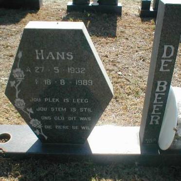 BEER Hans, de 1932-1989