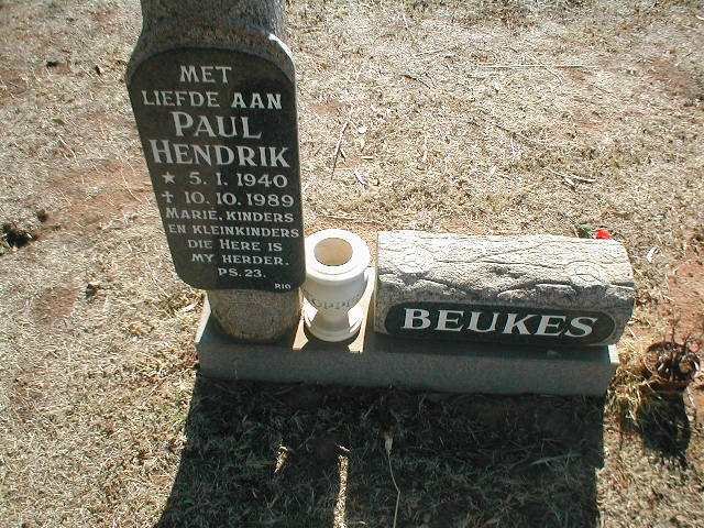 BEUKES Paul Hendrik 1940-1989