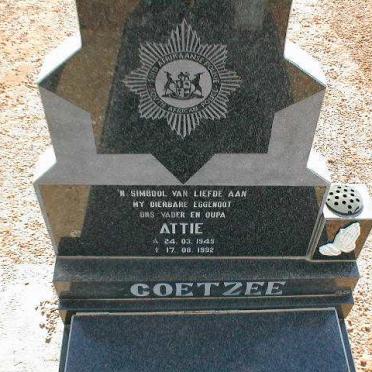 COETZEE Attie 1949-1992