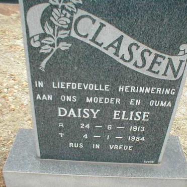 CLAASEN Daisy Elise 1913-1984
