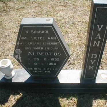 DYK Albertus, van 1932-1988