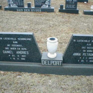 DELPORT Daniel Andries 1922-1985 &amp; Anna Petronella 1923-1992