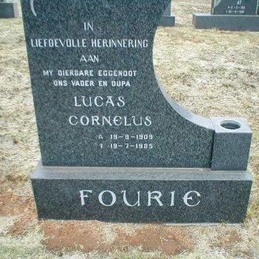 FOURIE Lucas Cornelius 1909-1985
