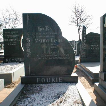 FOURIE Mathys Daniel 1934-1983