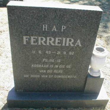 FERREIRA H.A.P.1949-1982