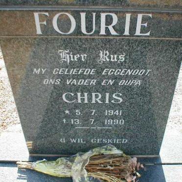 FOURIE Chris 1941-1990