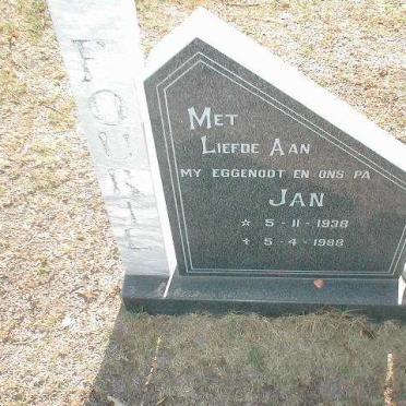 FOURIE Jan 1938 - 1988