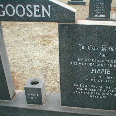 GOOSEN Fiefie 1967-1984
