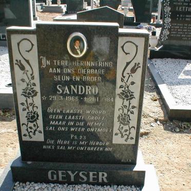 GEYSER Sandro 1966-1984
