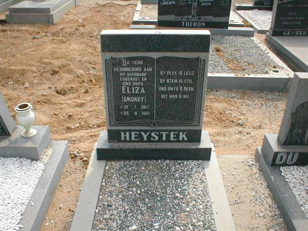 HEYSTEK Eliza 1917-1981