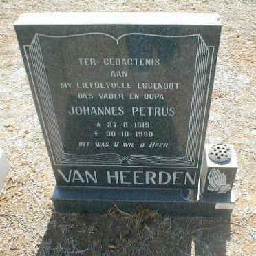 HEERDEN Johannes Petrus, van 1919 - 1990