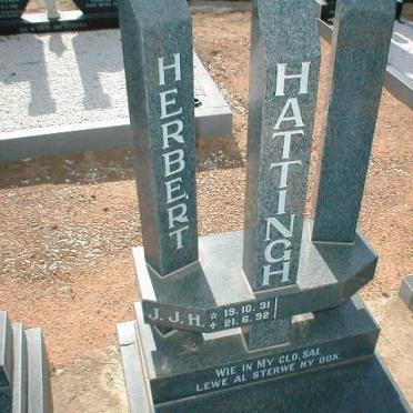 HATTINGH Herbert J. J. H.  1931-1992