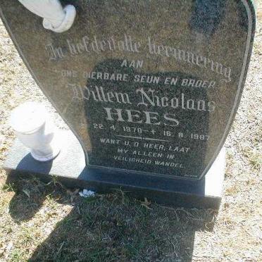 HEES Willem Nicolaas 1970 - 1987