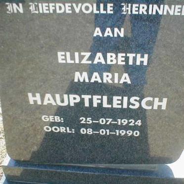 HAUPTFLEISCH Elizabeth Maria 1924-1990