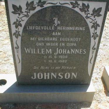 JOHNSON Willem Johannes 1908-1982