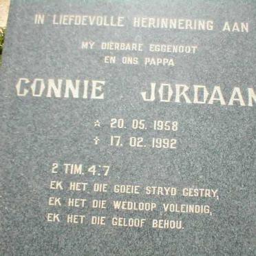JORDAAN Connie 1958-1992