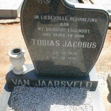 JAARSVELD Tobias Jacobus, van 1932-1988