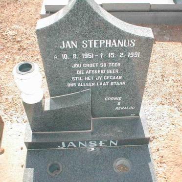 JANSEN Jan Stephanus 1951-1991