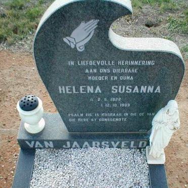 JAARSVELD Helena Susanna, van 1922-1989