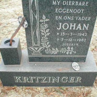 KRITZINGER Johan 1942-1982