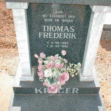 KRUGER Thomas Frederik 1963-1992