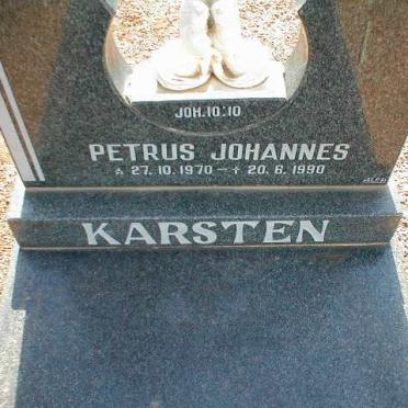 KARSTEN Petrus Johannes 1970-1990