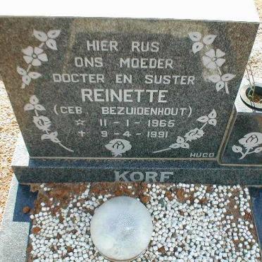 KORF Reinette geb. BEZUIDENHOUT 1965-1991