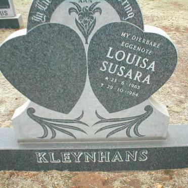 KLEYNHANS Louisa Susara 1965-1984