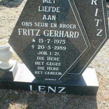 LENZ Fritz Gerhard 1975-1989