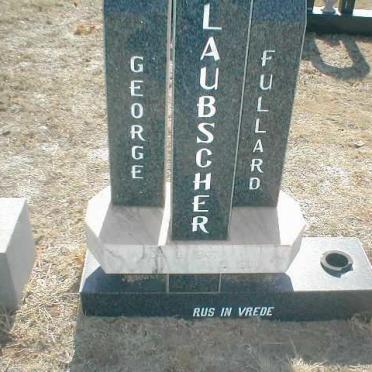 LAUBSCHER George Fullard 1947-1990