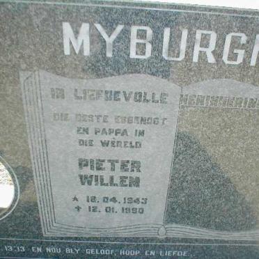 MYBURGH Pieter Willem 1943-1990