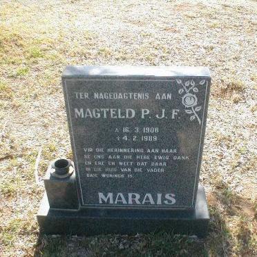 MARAIS Magteld P.J.F. 1908-1989