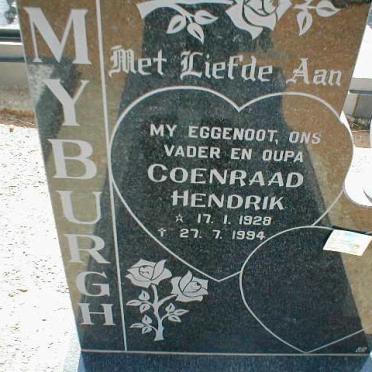 MYBURGH Coenraad Hendrik 1928-1994