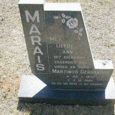 MARAIS Marthinus Gerhardus 1930-1988