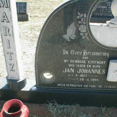 MARITZ Jan Johannes 1907-1986